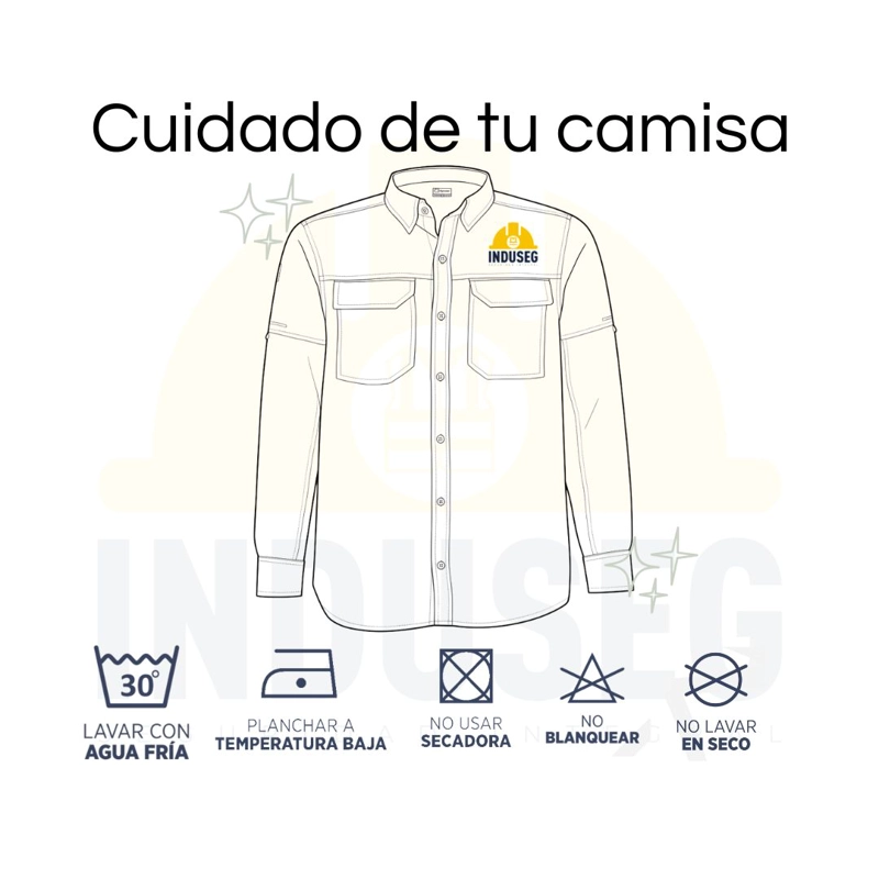 Camisa Outdoor Trekking Hombre Ripstop Protección Uv+50 - 5