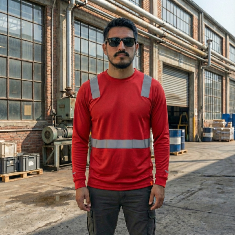 Polera Híbrida Reflectante Manga Larga UPF50+ Antibacterial - 1