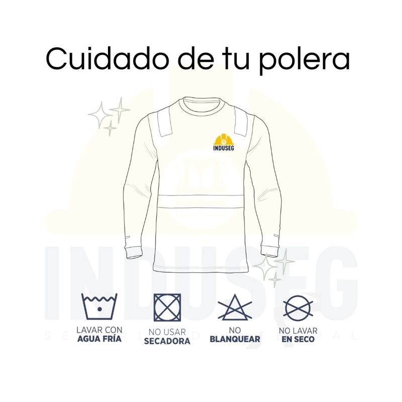 Polera Híbrida Reflectante Manga Larga UPF50+ Antibacterial - 6