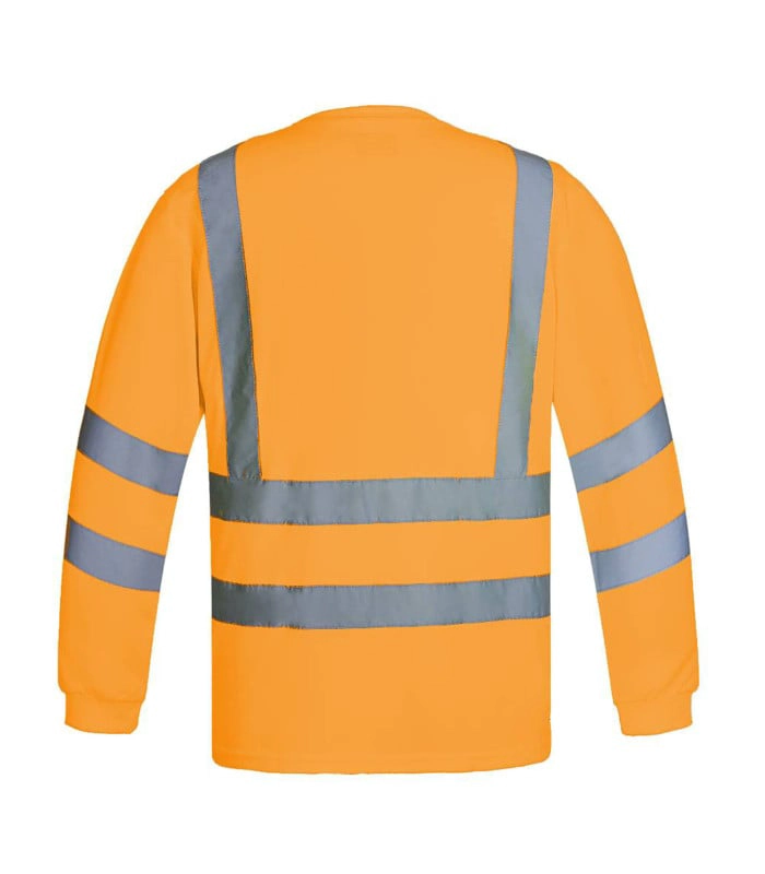 Polera Dry Fit Reflectante Manga Larga Hombre UPF50+ Trabajo - 2