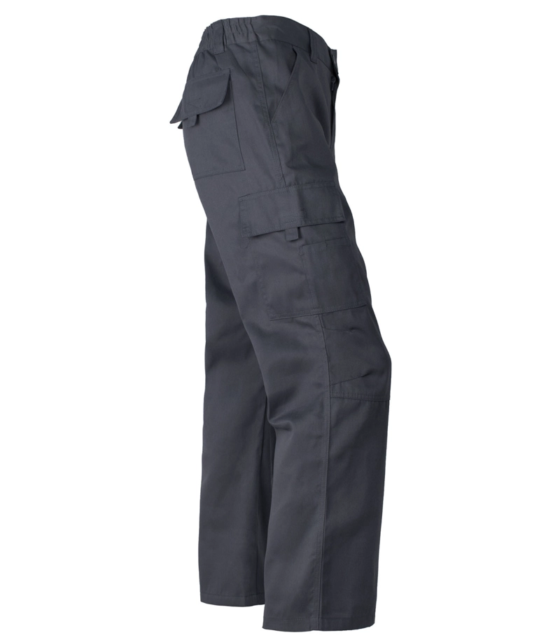 Pantalón de trabajo cargo gabardina cintura elásticada - 2