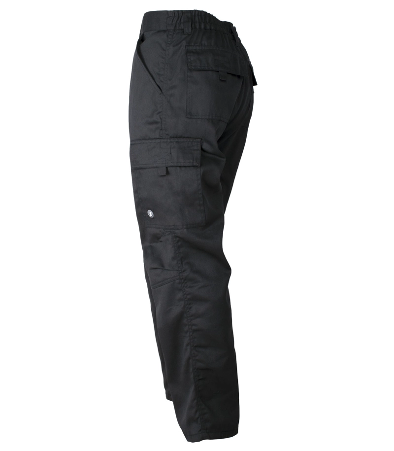 Pantalón de trabajo cargo gabardina cintura elásticada - 2