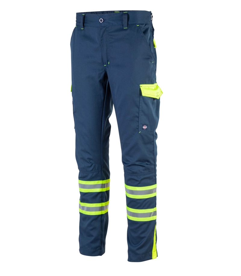 Pantalón cargo gabardina reflectante con cintura elástica - 5
