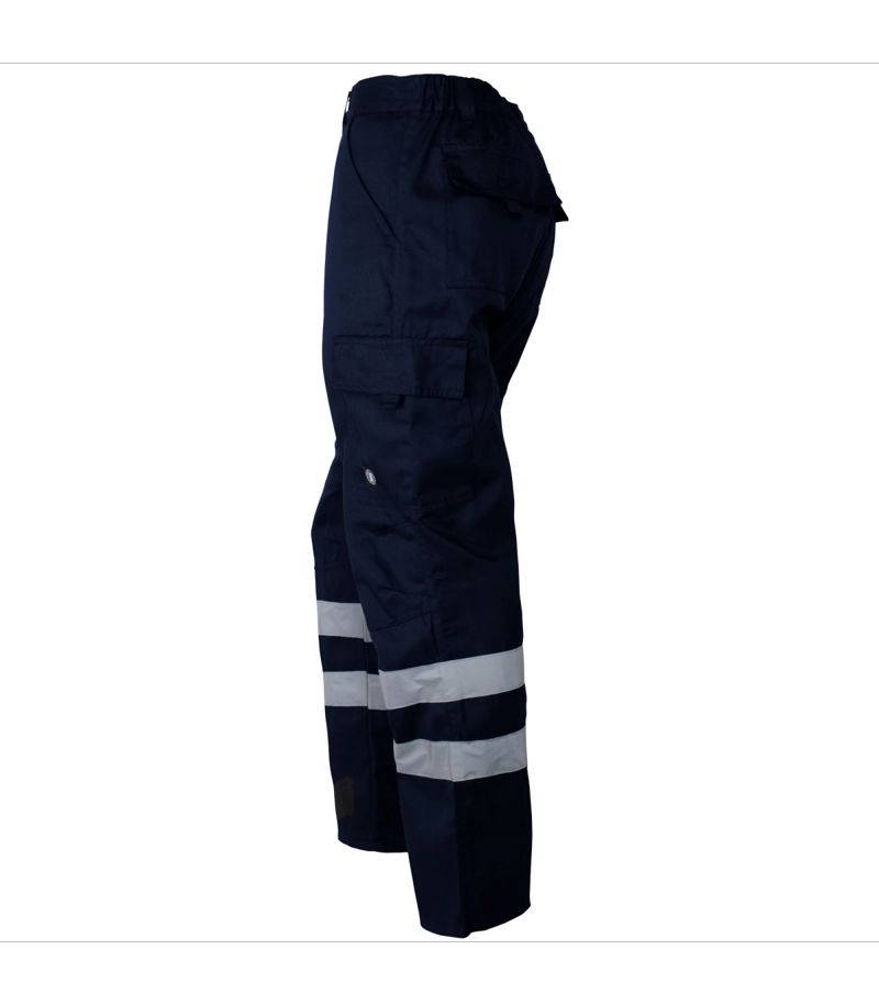 Pantalón Cargo Gabardina Con Cinta Reflectante Hombre - 3