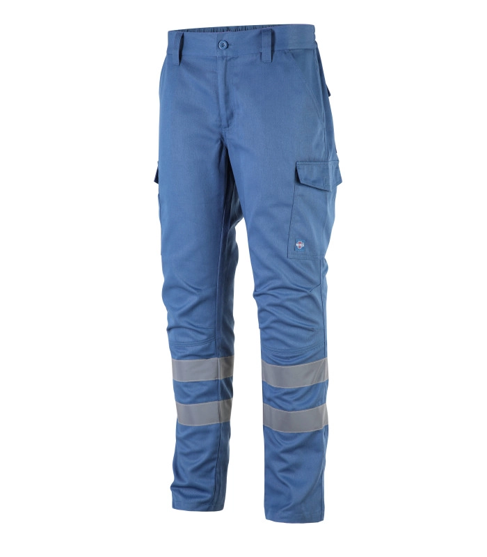 Pantalón Cargo Gabardina Con Cinta Reflectante Hombre - 3