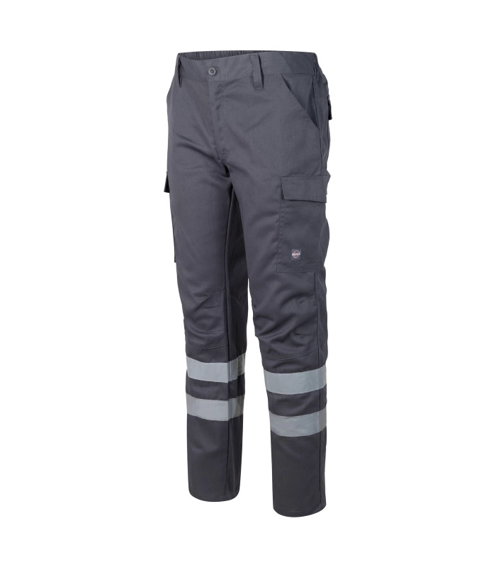 Pantalón Cargo Gabardina Con Cinta Reflectante Hombre - 3