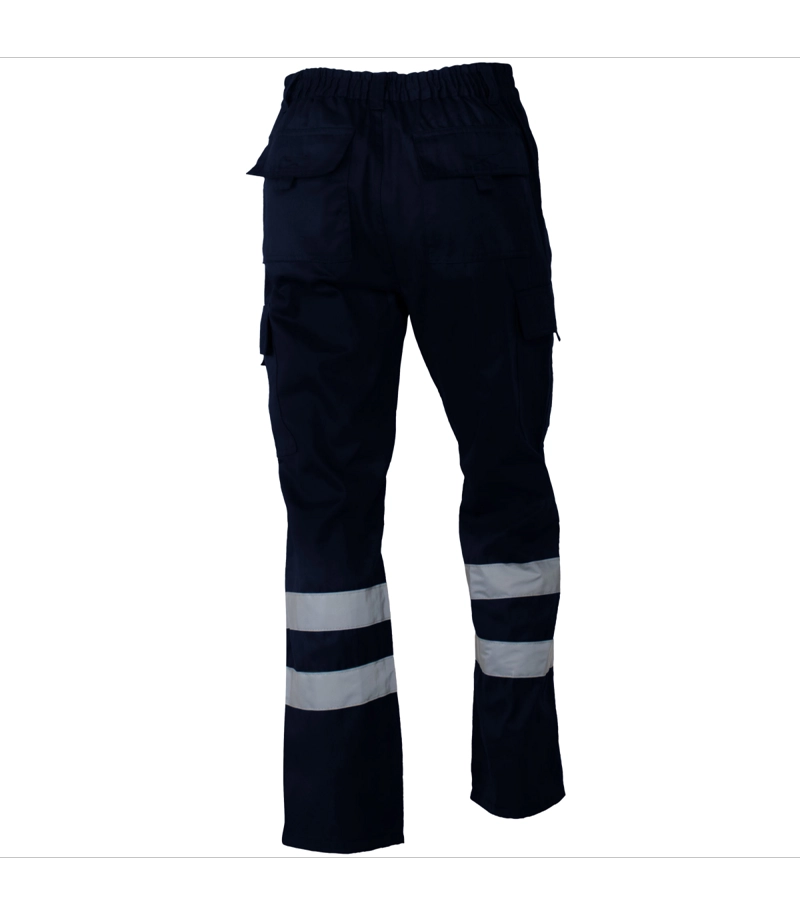 Pantalón Cargo Gabardina Con Cinta Reflectante Hombre - 4
