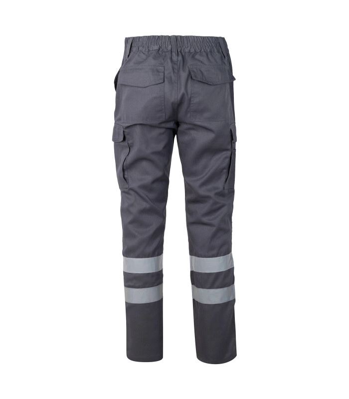 Pantalón Cargo Gabardina Con Cinta Reflectante Hombre - 4