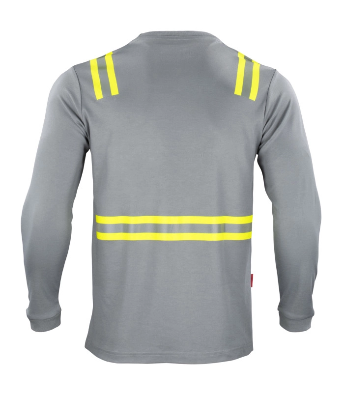 Polera Híbrida Reflectante Manga Larga Alta Visibilidad UPF - 4