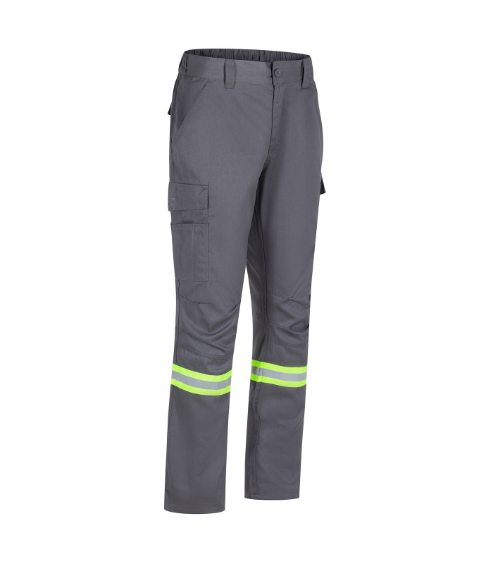 PANTALON GABARDINA DUAL HI VIS CON CINTA DIA Y NOCHE - 2