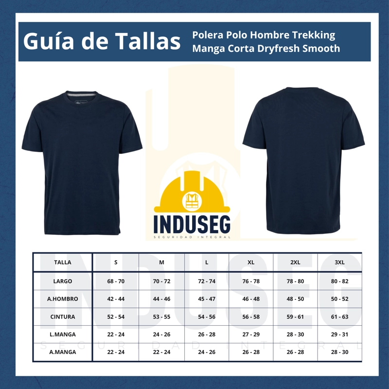 Polera Hombre Trekking Dryfresh Smooth UV Manga Corta - 5