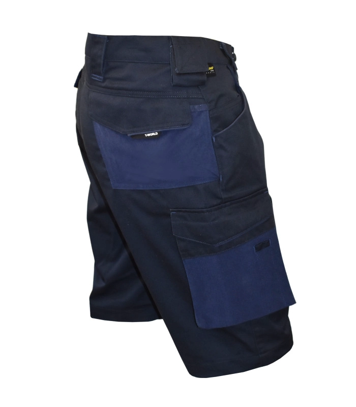 Pantalón Corto Cargo Hombre Gabardina Durable Multibolsillo - 2