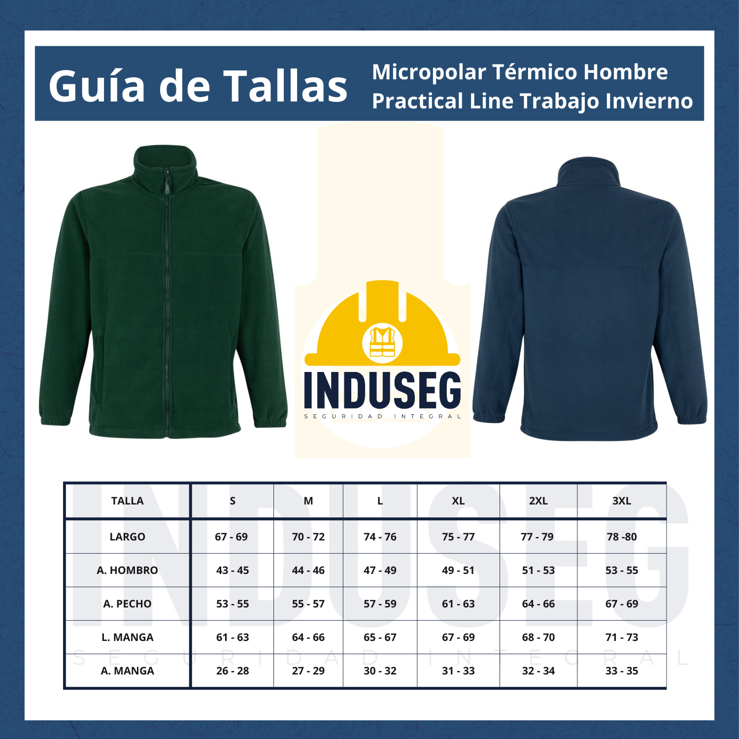Micropolar Térmico Hombre Practical Line Trabajo Invierno - 7