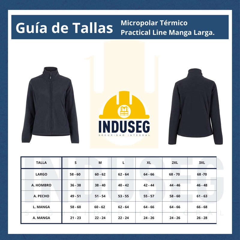 Micropolar Térmico Mujer Practical Line Trabajo Invierno - 4