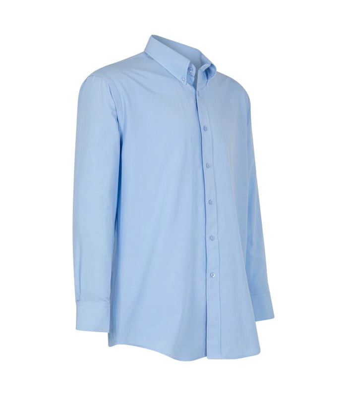Camisa Oxford Hombre Manga Larga Clásica Trabajo Formal - 2