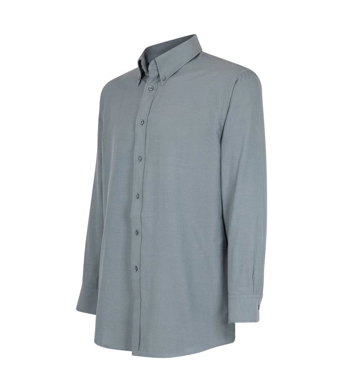 Camisa Oxford Hombre Manga Larga Clásica Trabajo Formal - 2