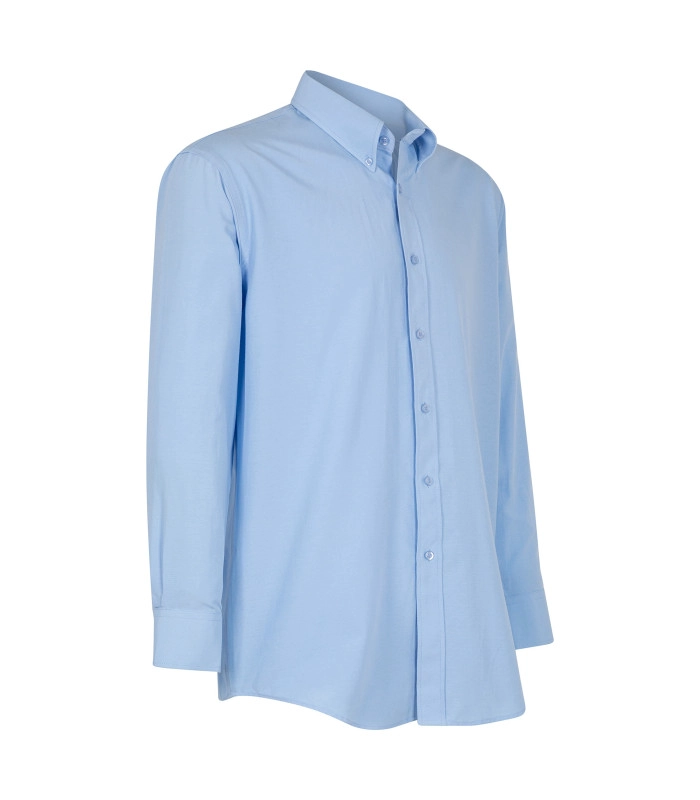 Camisa Oxford Hombre Manga Larga Clásica Trabajo Formal - 2