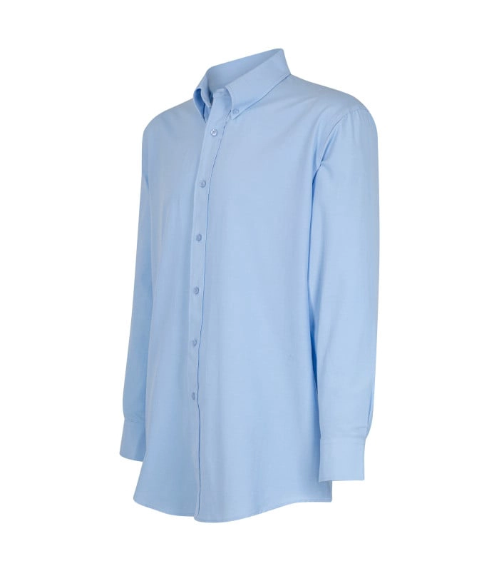 Camisa Oxford Hombre Manga Larga Clásica Trabajo Formal - 3