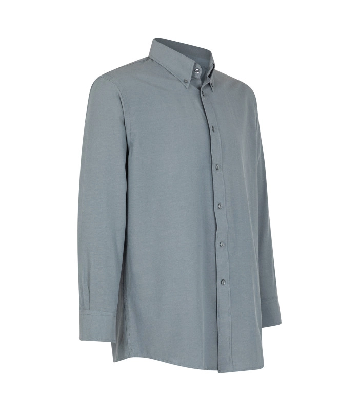 Camisa Oxford Hombre Manga Larga Clásica Trabajo Formal - 3