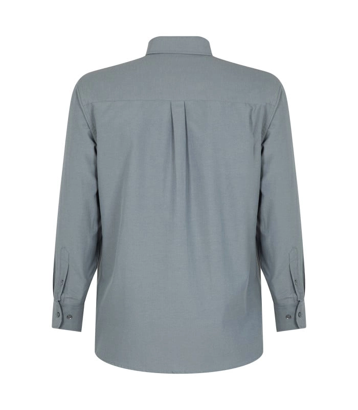 Camisa Oxford Hombre Manga Larga Clásica Trabajo Formal - 4