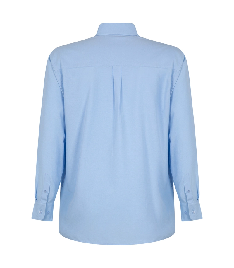 Camisa Oxford Hombre Manga Larga Clásica Trabajo Formal - 4