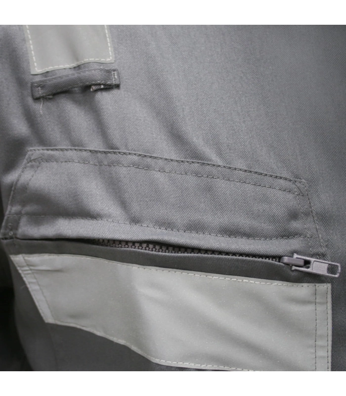 Overol Reflectante Gabardina Hombre Alta Visibilidad Trabajo - 2