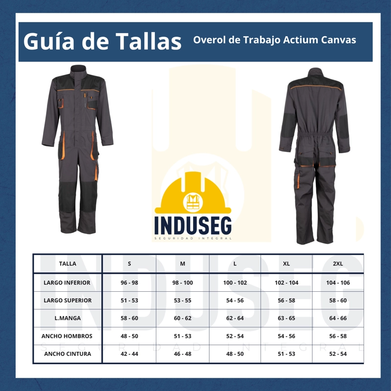 Overol de Trabajo Actium Canvas - 6