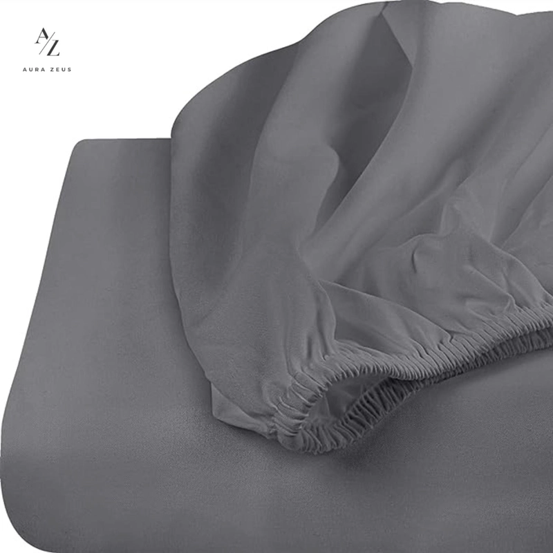 SABANAS BAJERA AJUSTABLE 1800 HILOS MICROFIBRA HOGAR ROPA CAMA ELASTICADA AZ TAMAÑO 2 PLAZAS - 8