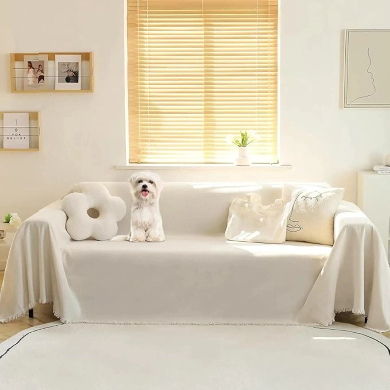 FUNDAS DE SILLON A MEDIDA AJUSTABLE CUBRE SOFA CUERPOS AZ GR TAMAÑO 180X260 CM (2 CUERPOS) - 1
