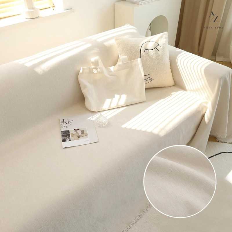 FUNDAS DE SILLON A MEDIDA AJUSTABLE CUBRE SOFA CUERPOS AZ GR TAMAÑO 180X260 CM (2 CUERPOS) - 9