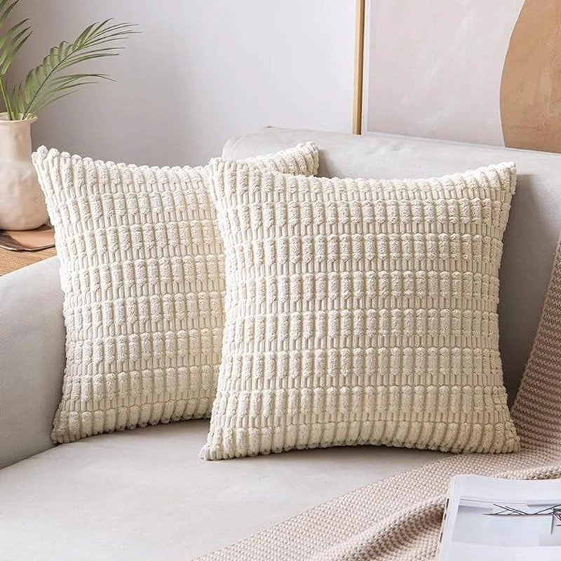 FUNDAS DE COJINES PACK X2 BOHO TEXTURA SUAVE 45 X 45 PREMIUM - 5