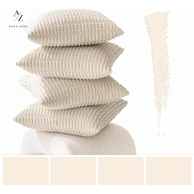 FUNDAS DE COJINES PACK X2 BOHO TEXTURA SUAVE 45 X 45 PREMIUM - 6