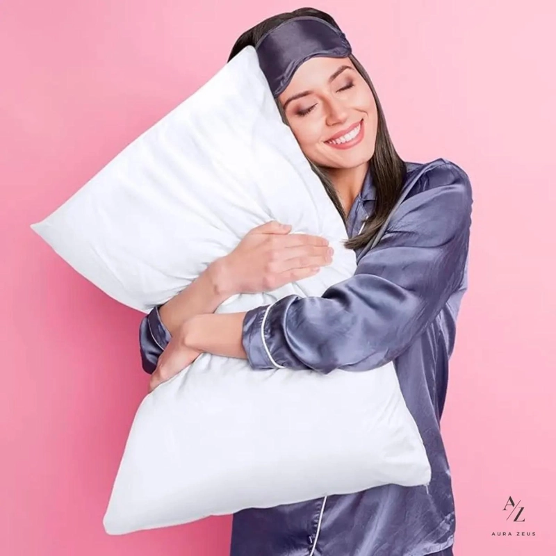 SET DE 2 FUNDAS PARA ALMOHADAS IMPERMEABLES 50X70-90 CM CIERRE BLANCO - 9