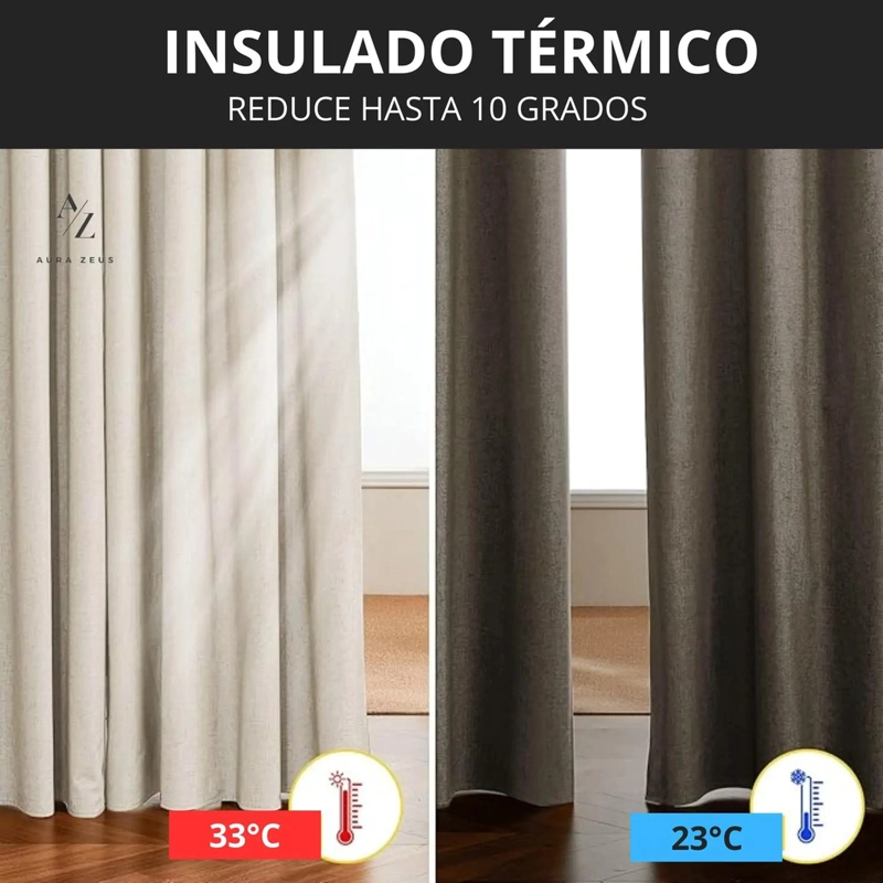 CORTINA DE BANO TELA + FORRO + 12 GANCHOS PREMIUM 180 X 180 CM BLANCO JUEGO LARGA BEIGE - 6