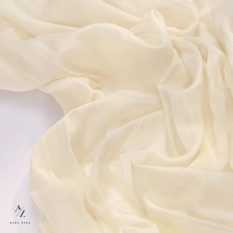 CAMINO DE MESAS GASA RECTANGULAR MANTEL CENTRO TELA 300 X 90 CM CREMA - 5