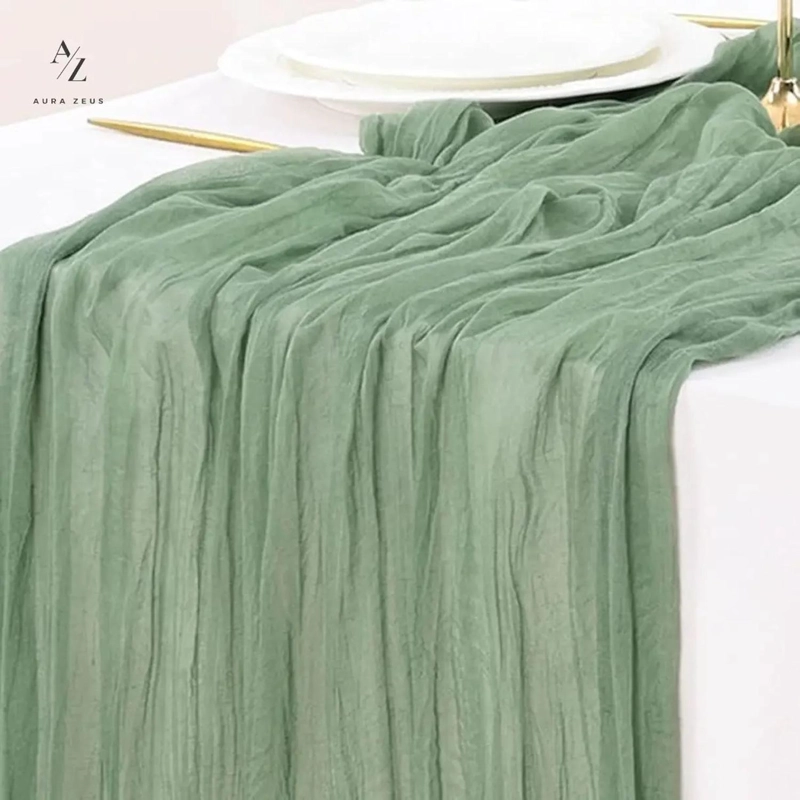 CAMINO DE MESAS GASA RECTANGULAR MANTEL CENTRO 300X90CM - 7