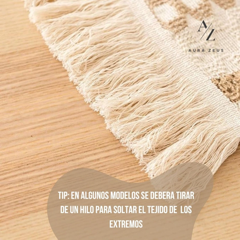 CAMINO DE MESA DECORACION YUTE MANTELES DE CENTRO 180 X 30 CM BLANCO CAFE - 5