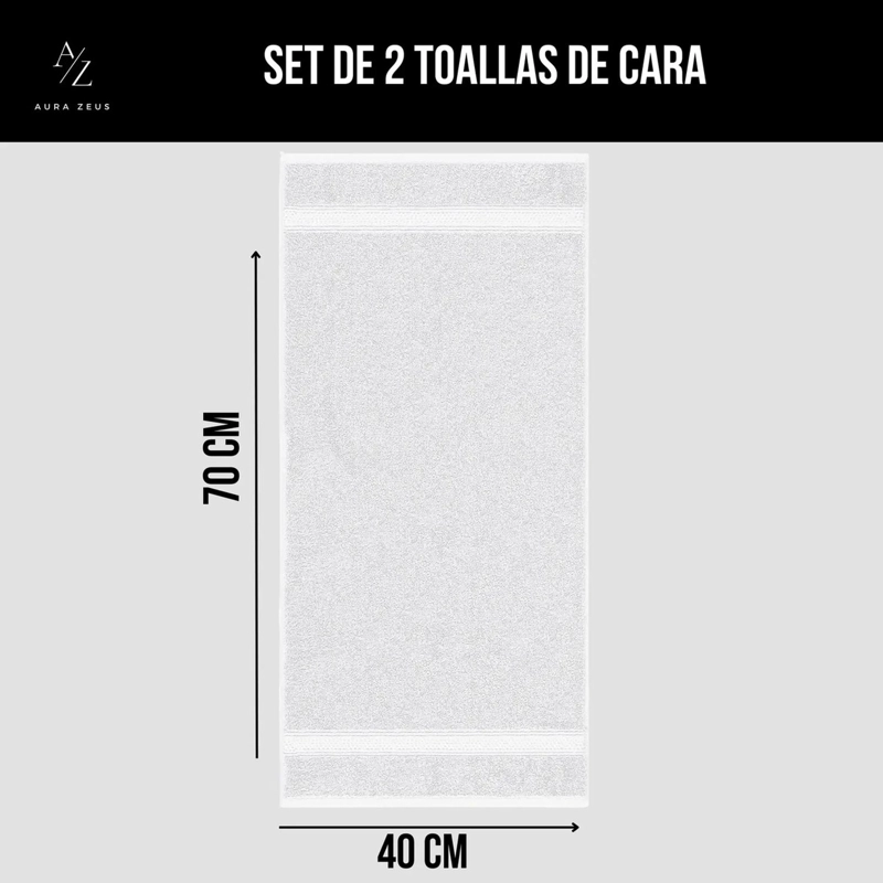 TOALLON GRANDE DE BANO BLANCO 100 X 140 CM MICROFIBRA PLAYA DE MANO NEGRO - 2