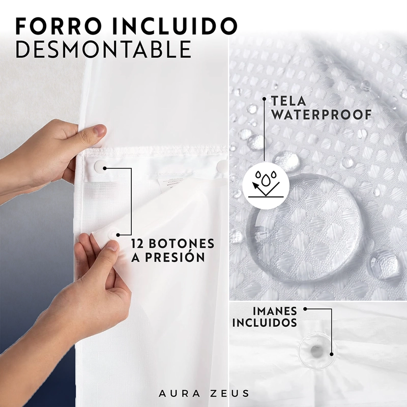FUNDAS DE COJINES SET X2 CAMA SILLON SUAVE BLANCA 45 X 45 CM ALMOHADA BLANCO - 6