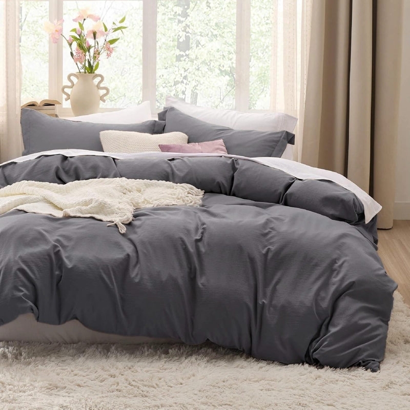 FUNDA PLUMON DUVET EDREDON 1800 HILOS MICROFIBRA SABANA AZ TAMAÑO 1.5 PLAZAS - 1