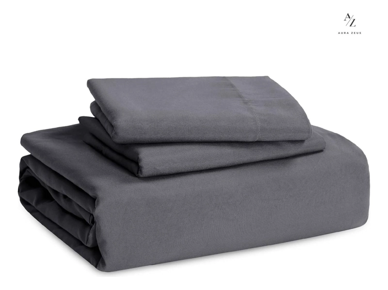 FUNDA PLUMON DUVET EDREDON 1800 HILOS MICROFIBRA SABANA AZ TAMAÑO 1.5 PLAZAS - 10