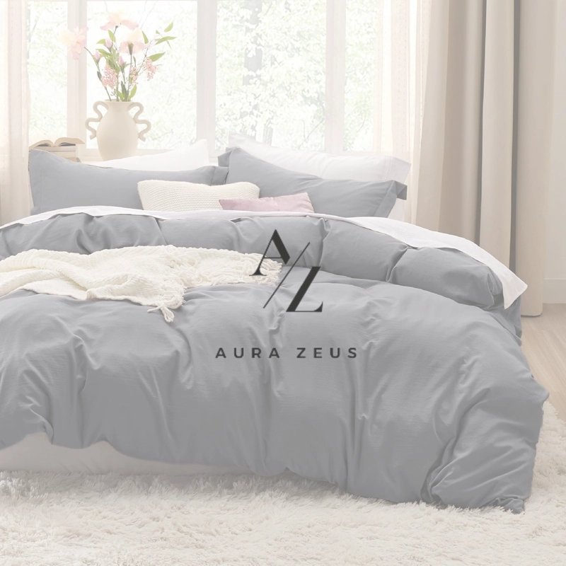 JUEGO FUNDA PLUMON + SABANA BAJERA + FUNDA ALMOHADA HILOS AZ TAMAÑO 1.5 PLAZAS - 2