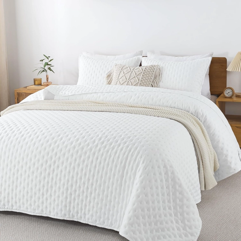 CUBRECAMA QUILT + FUNDAS DE ALMOHADA COBERTORES ACOLCHADO AZ - 1