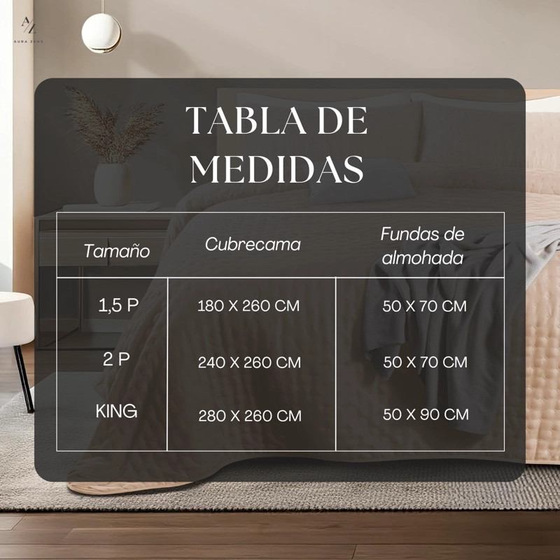 CUBRECAMA QUILT + FUNDAS DE ALMOHADA COBERTORES ACOLCHADO AZ - 9