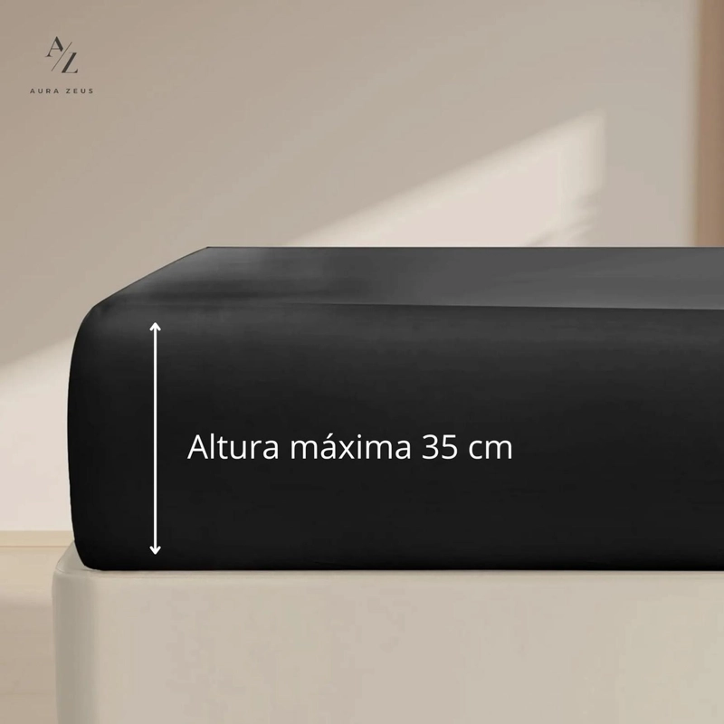 SABANAS BAJERA AJUSTABLE 1800 HILOS MICROFIBRA HOGAR ROPA CAMA ELASTICADA AZ TAMAÑO KING - 5