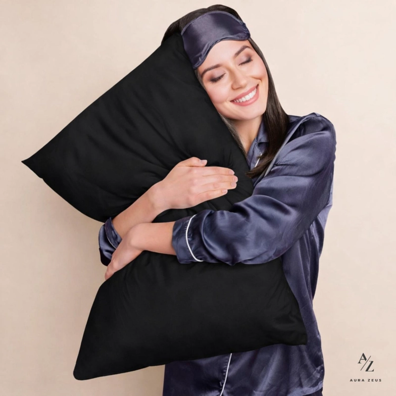 SET DE 2 FUNDAS PARA ALMOHADAS IMPERMEABLES 50X70-90 CM CIERRE NEGRO - 9