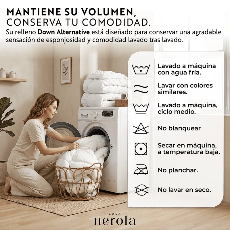 TOPPER CUBRE COLCHON MICROFIBRA GEL HIPOALERGENICO ACOLCHADO 1.5 PLAZAS BLANCO - 8