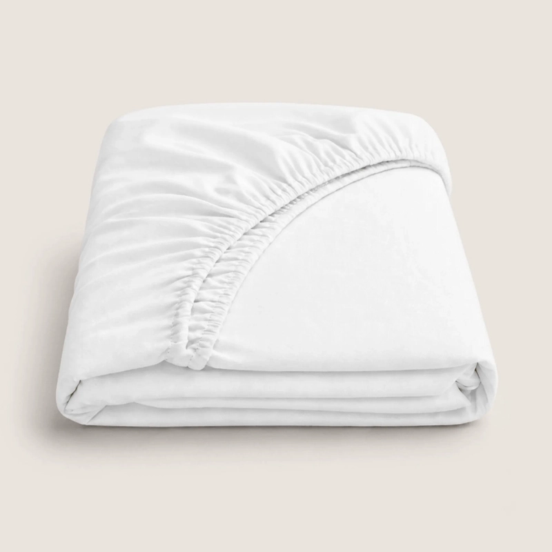 SABANA BAJERA AJUSTABLE 100% ALGODON 200 HILOS ELASTICO 360 CASA NEROLA BLANCO KING - 10