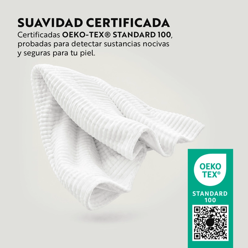 FRAZADA MANTA PIECERA TERMICA SHERPA BLANCO 1,5 PLAZAS CASA NEROLA - 7