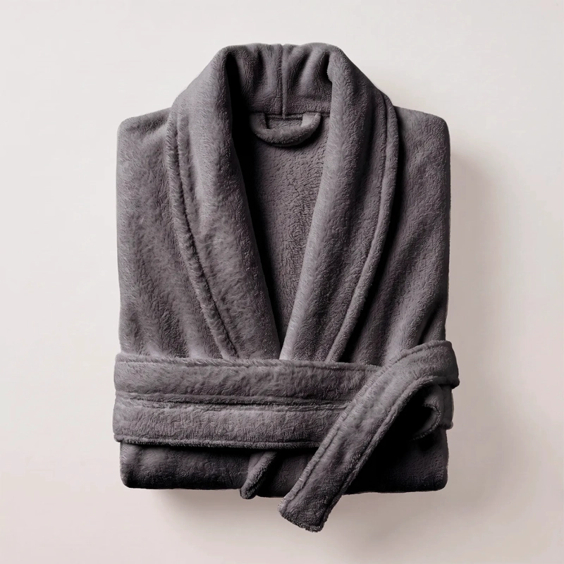 BATA DE BAÑO DE MICROFIBRA UNISEX CASA NEROLA TALLA S/M - 10